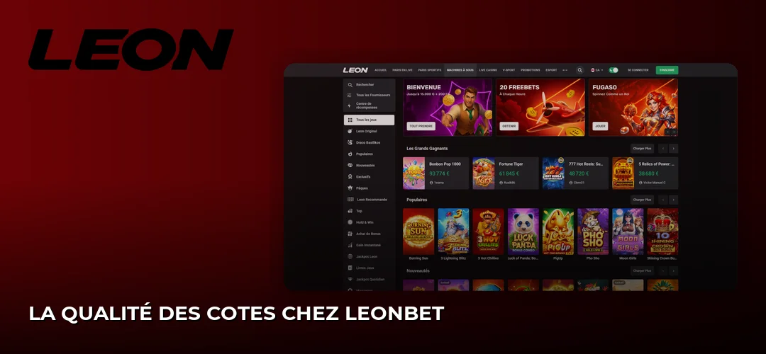 Leonbet promotional banner