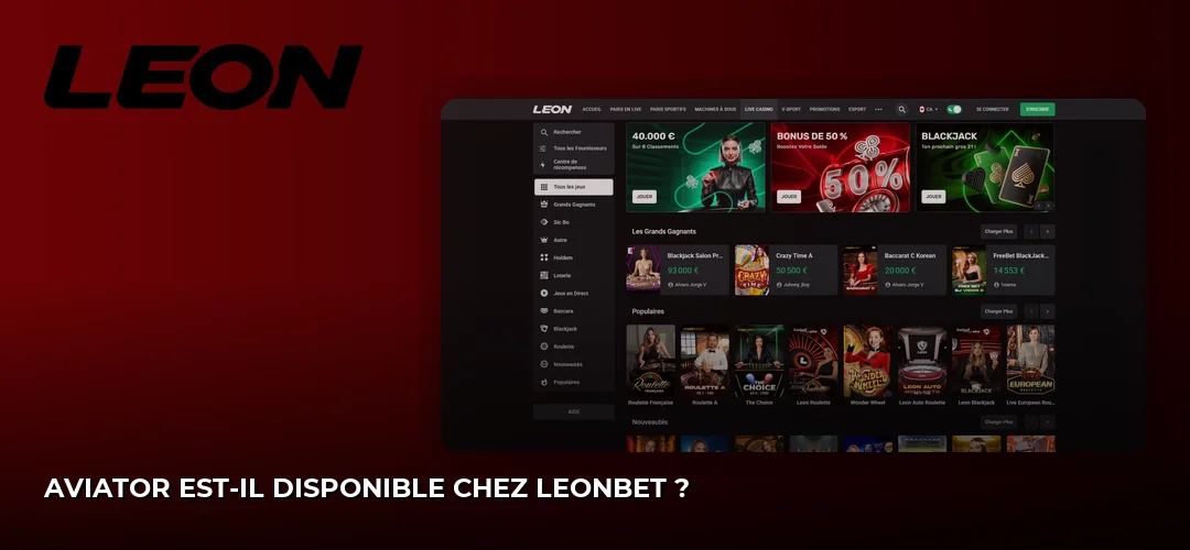 Leonbet promotional banner