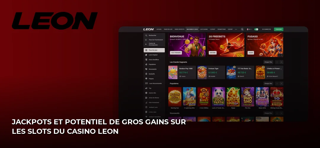 Leonbet promotional banner