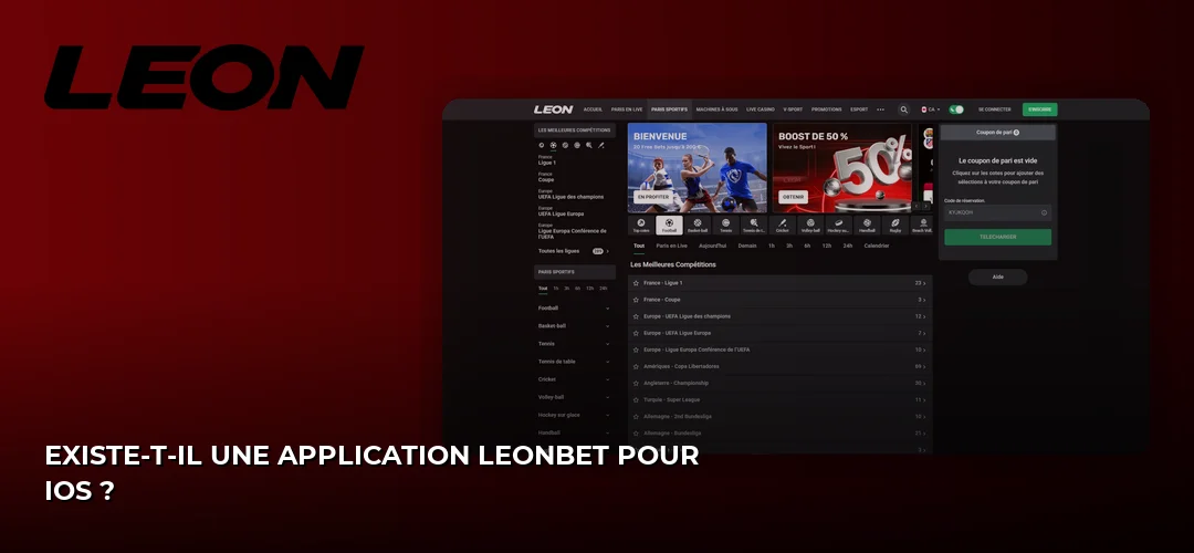 Leonbet promotional banner