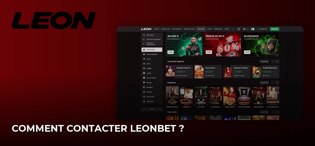 Leonbet promotional banner