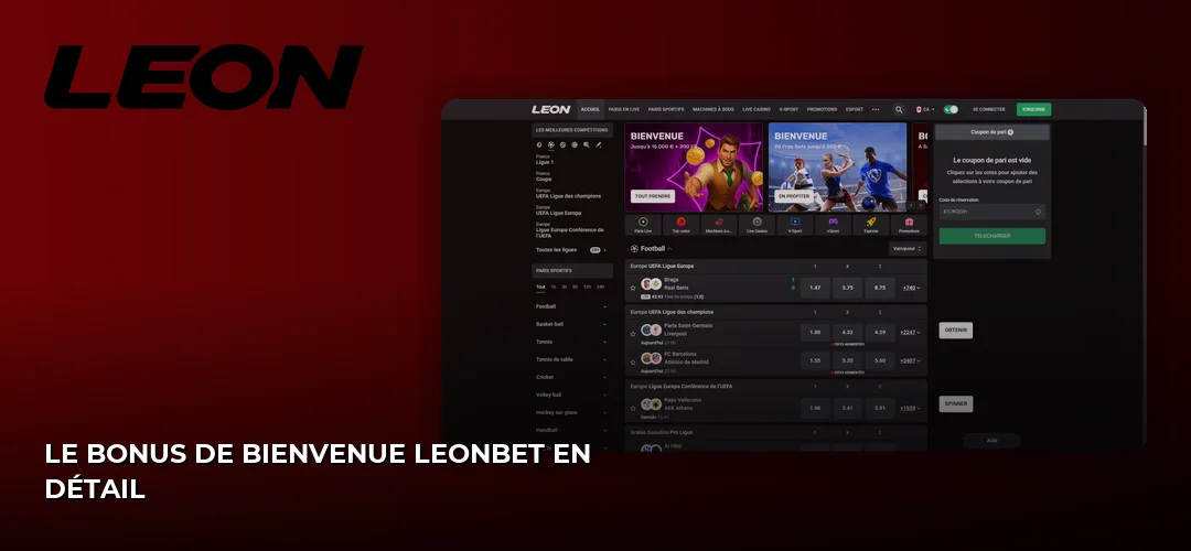 Leonbet promotional banner