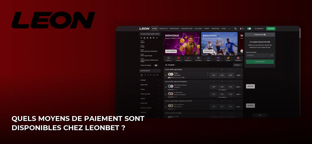 Leonbet promotional banner