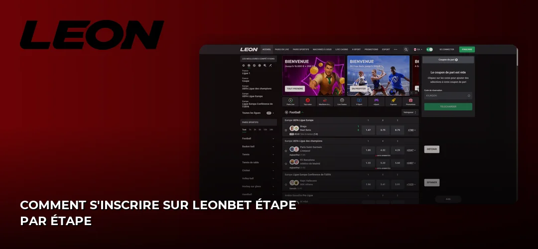 Leonbet promotional banner